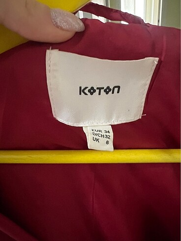 xs Beden Koton yağmurluk