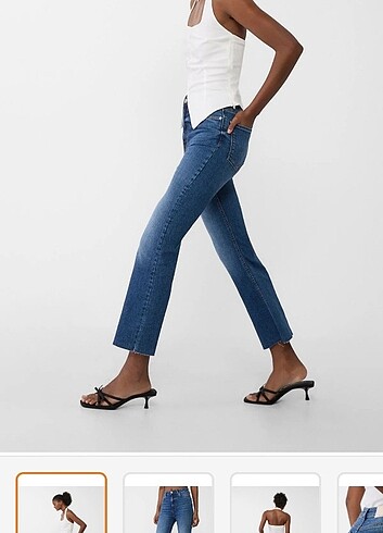 Stradivarius cropped flare Jean 