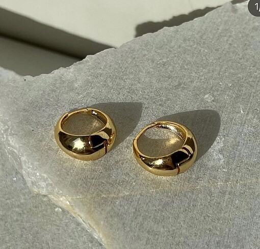 Gold Halka Küpe