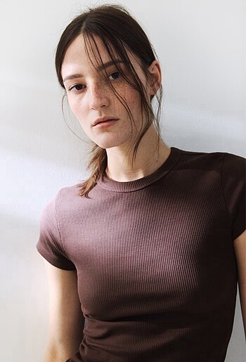 H&M H&M Kahve Tshirt