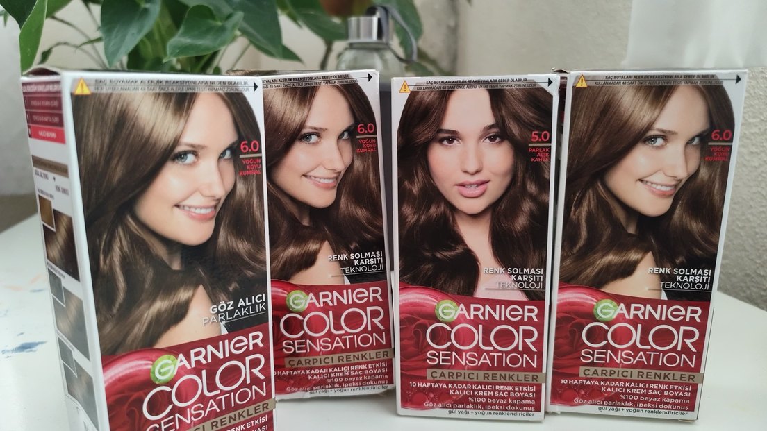 Garnier Color Sensation Saç Boyası 6.0 400 tl hepsi - Görsel 2
