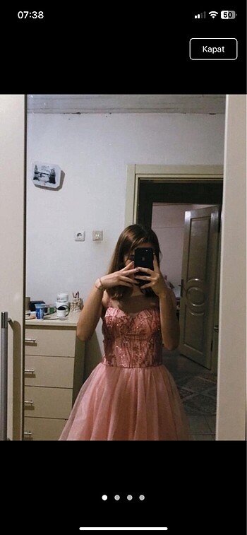 36 Beden Mini elbise