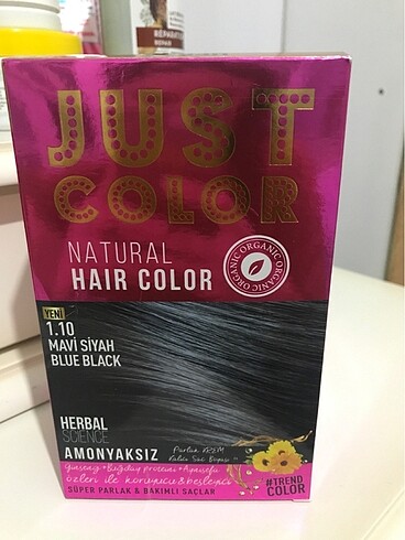 Just color saç boyası