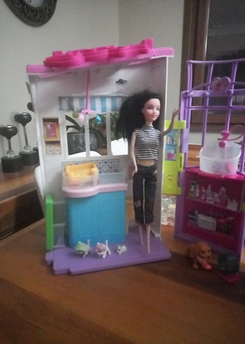 Barbie Pastel Pembe Oyun Evi - Görsel 8