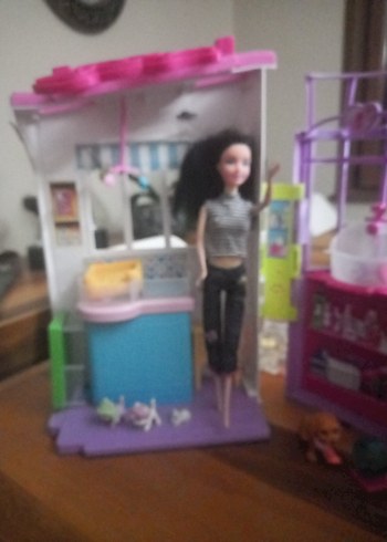 Barbie Pastel Pembe Oyun Evi - Görsel 7