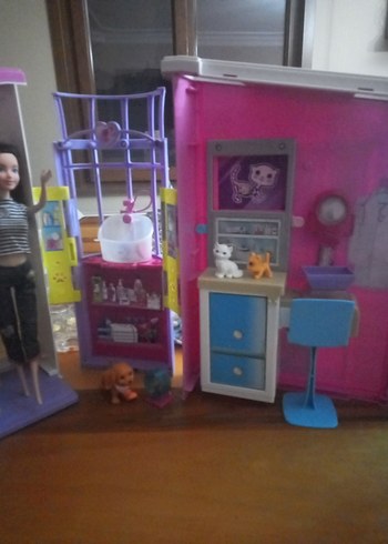 Barbie Pastel Pembe Oyun Evi - Görsel 6