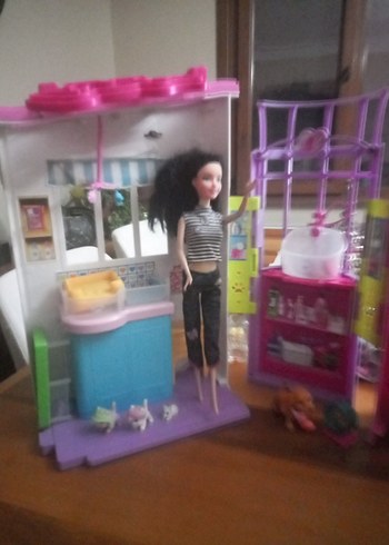 Barbie Pastel Pembe Oyun Evi - Görsel 5