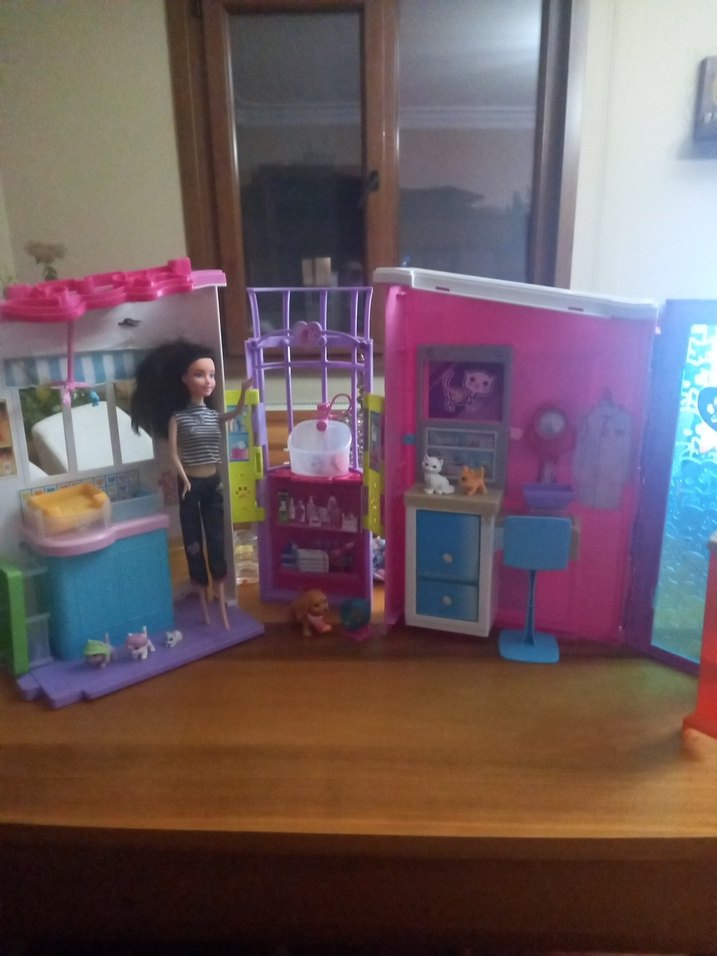 Barbie Pastel Pembe Oyun Evi - Görsel 4