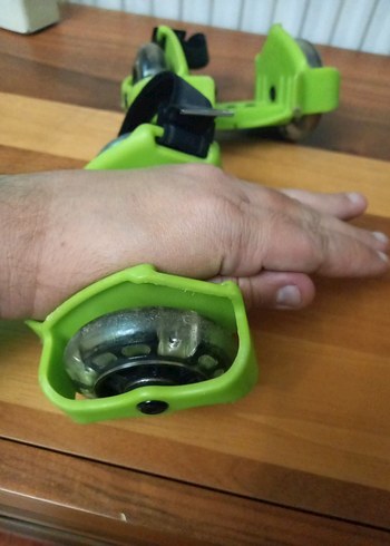 Yeşil Renkli Çocuk Scooter paten ayakkabı - Görsel 10