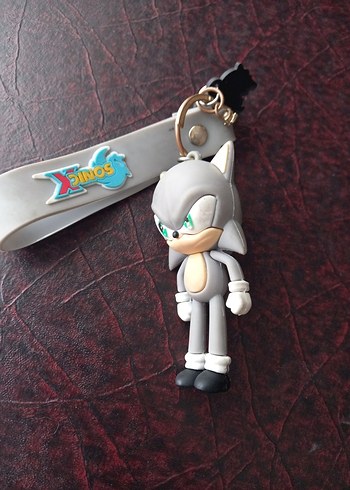 Gri Kayışlı Rock Punk Anahtarlık sonic - Görsel 5