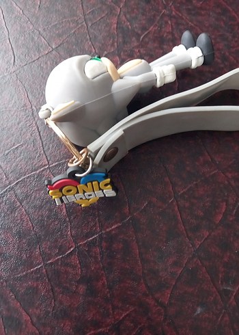 Gri Kayışlı Rock Punk Anahtarlık sonic - Görsel 4