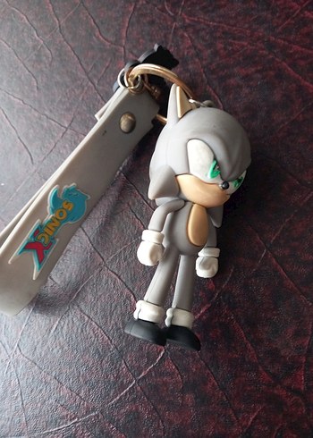 Gri Kayışlı Rock Punk Anahtarlık sonic - Görsel 6