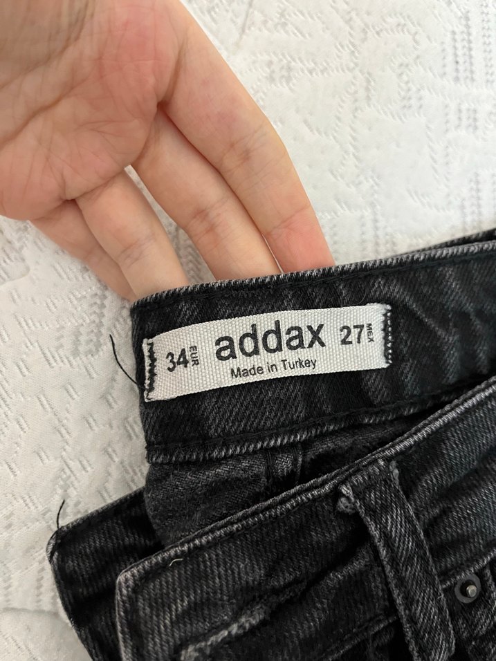 Loose Fit Midi Kadın Kot Pantolon - Görsel 3