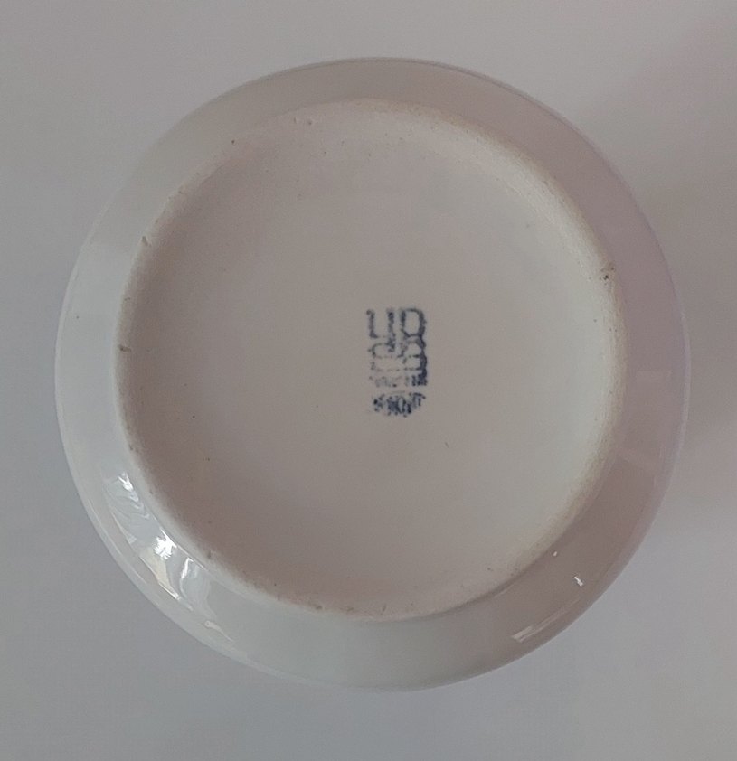 Sümerbank porselen vazo 16x7 cm.ebatında - Görsel 3