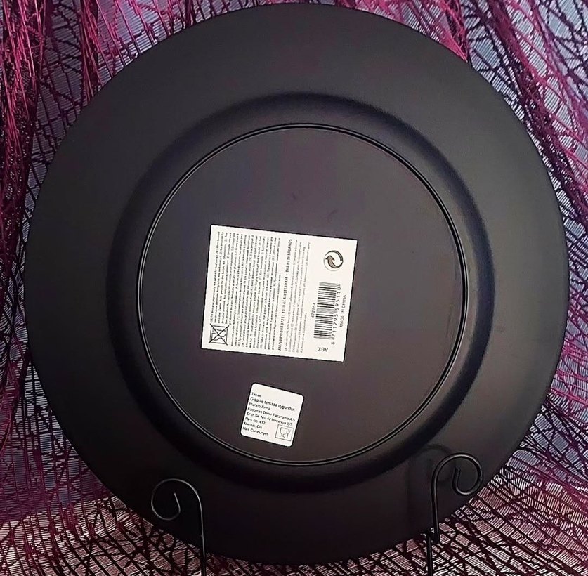 33 cm.çapında Kırmızı Noel Temalı tepsi - Görsel 3