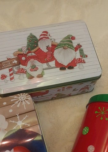 Renkli Yılbaşı Metal Hediye Kutuları Adet fiyatıdır. - Görsel 8