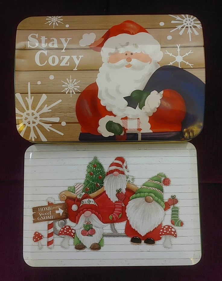 Renkli Yılbaşı Metal Hediye Kutuları Adet fiyatıdır. - Görsel 4