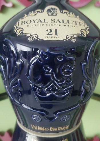 Royal Salute 21 Yıllık Lacivert 25 cm.boyunda - Görsel 3