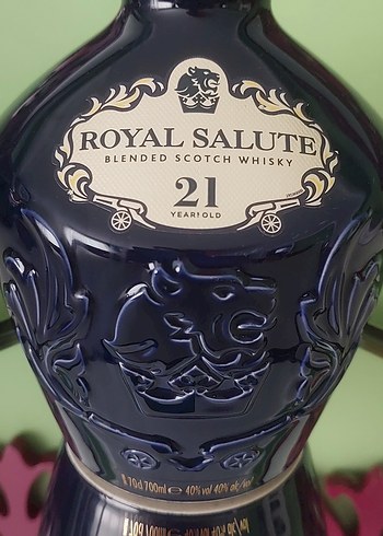 Royal Salute 21 Yıllık Lacivert 25 cm.boyunda - Görsel 2