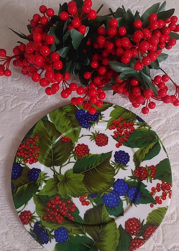 İtalyan damgalı sert plastik melamin tepsi 30 cm.ebatında - Görsel 5