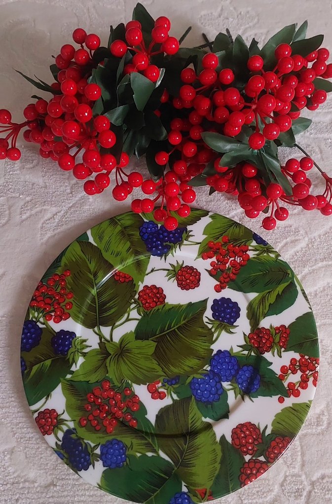 İtalyan damgalı sert plastik melamin tepsi 30 cm.ebatında - Görsel 5