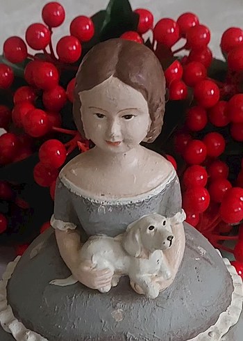 Toprak malzeme den yapılmış vintage takı kutusu - Görsel 2