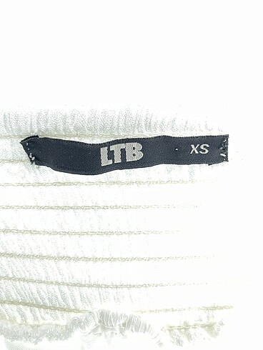 xs Beden beyaz Renk LTB Uzun Elbise %70 İndirimli.