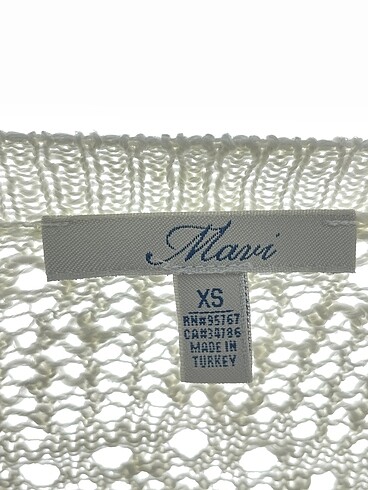 xs Beden beyaz Renk Mavi Jeans Kazak / Triko %70 İndirimli.