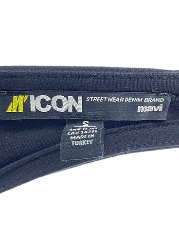 s Beden siyah Renk Mavi Jeans Mini Üst %70 İndirimli.