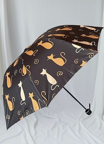 Beden çeşitli Renk Kılıflı Kedili & Köpekli & Gotik & Vintage Desenli Şemsiyeler