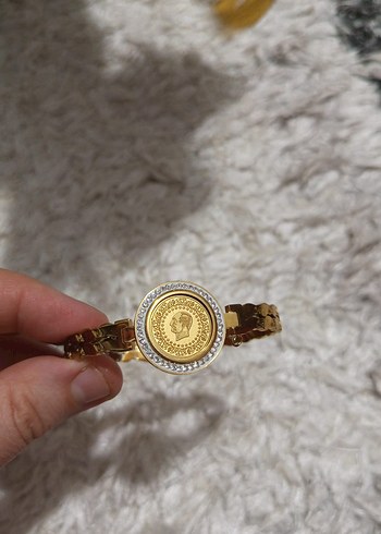 İşlemeli Bohem Altın Renk Kadın altın takım seti 5'li - Görsel 5