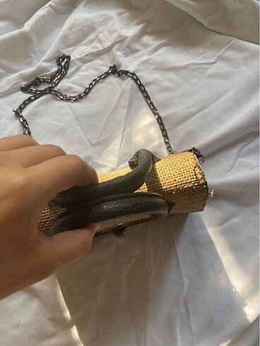 Diğer Hasır desenli çanta