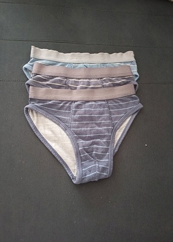 Çizgili Çocuk külot 3'lü Paket - Görsel 2