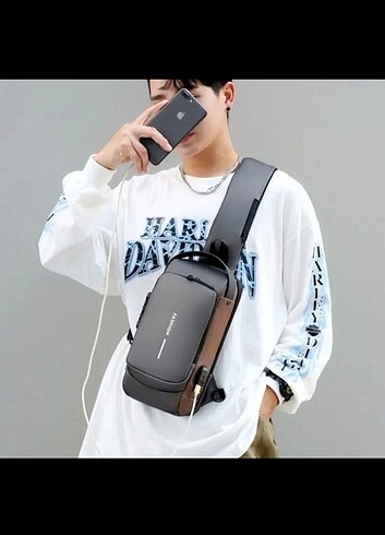 Kahverengi Fashion Şu Geçirmez Çapraz Çanta 