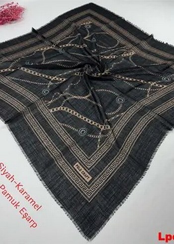 Beden bordo Renk desenli flamlı pamuk eşarp