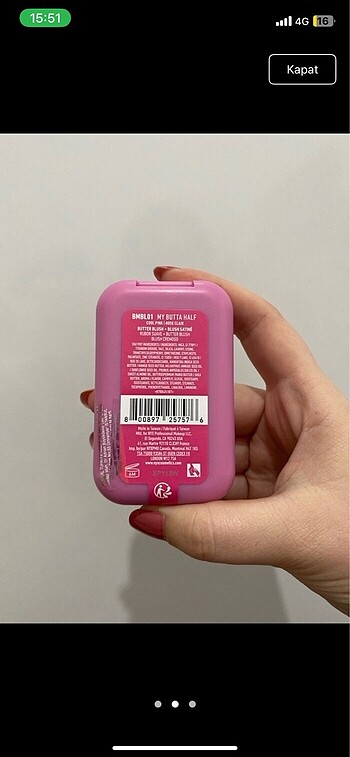 NYX NYX Buttermelt Blush 01