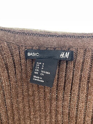 s Beden kahverengi Renk H&M Hırka %70 İndirimli.