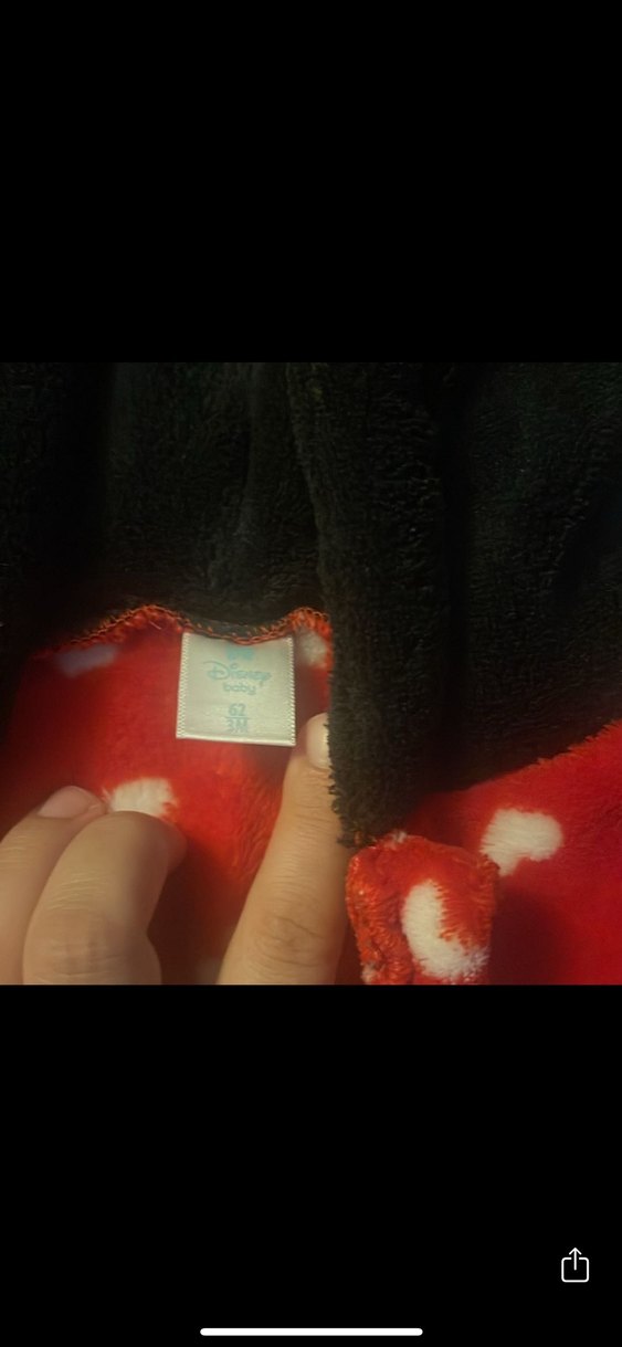 Kız Bebek Kapüşonlu Kırmızı Baskılı Astronot  Tulumu - Görsel 5