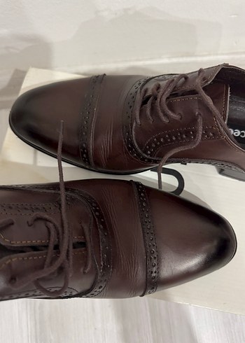 Koyu Kahverengi Klasik Erkek Ayakkabı - Görsel 8