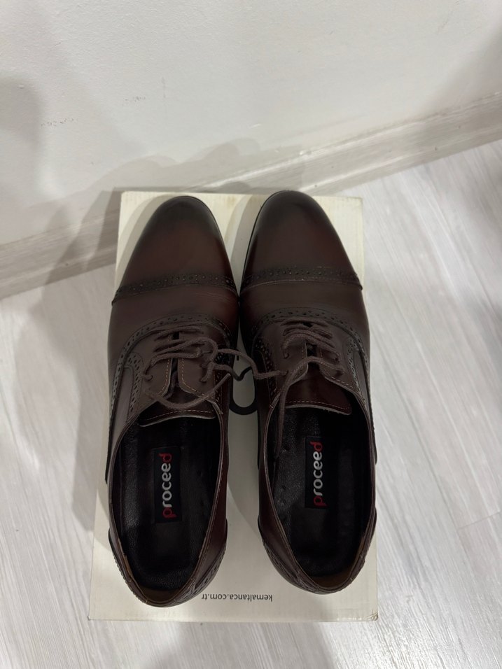 Koyu Kahverengi Klasik Erkek Ayakkabı - Görsel 4