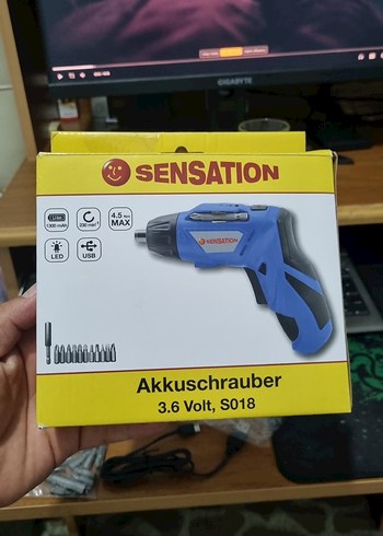 Alman Malı Sensation 3.6V Şarjlı Vidalama Seti