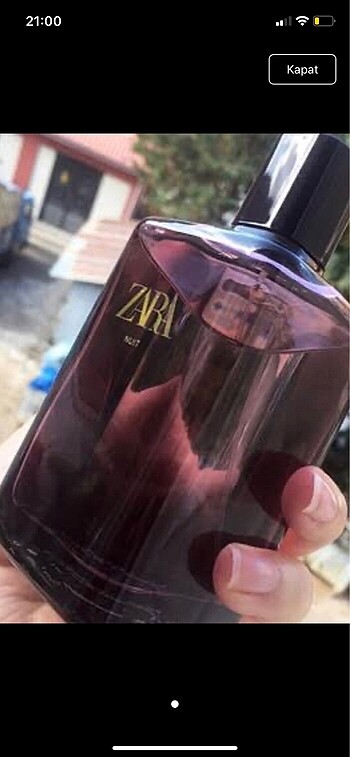 Zara Boş parfüm şişeleri