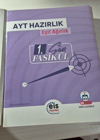 AYT Hazırlık KAMP SETİ Eşit Ağırlık EİS YAYINLARI SIFIR