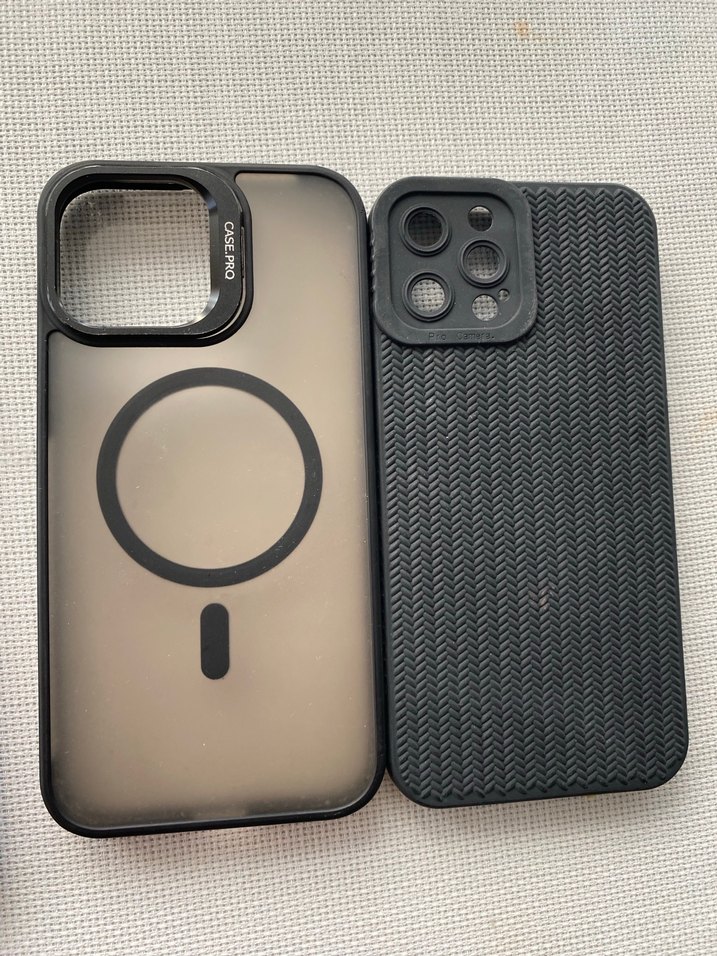 İphone 12 pro Max. Gri Velcro Detaylı Sokak Stili Telefon Kılıfı - Görsel 3