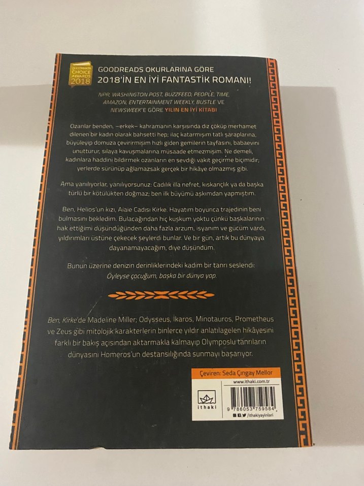 Ben, Kirke - Madeline Miller - Görsel 2