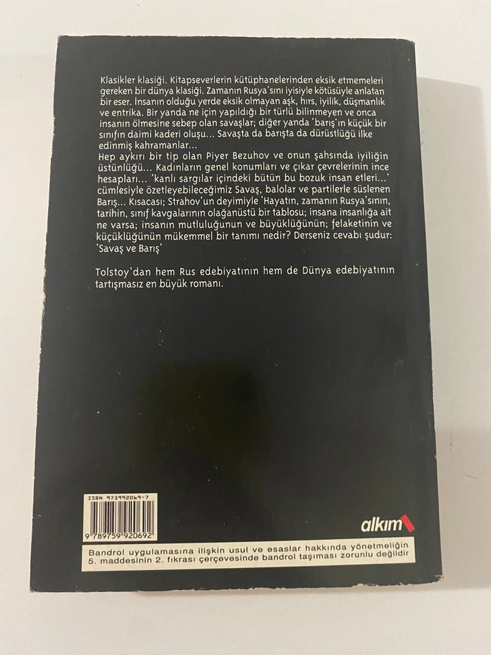 Tolstoy - Savaş ve Barış - Görsel 2