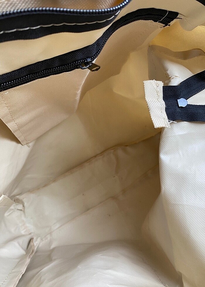 Büyük boy bej çanta - Görsel 3