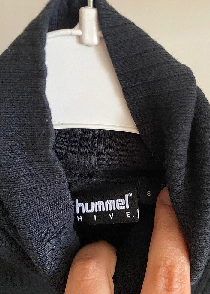 Hummel yarım kol siyah bluz - Görsel 3