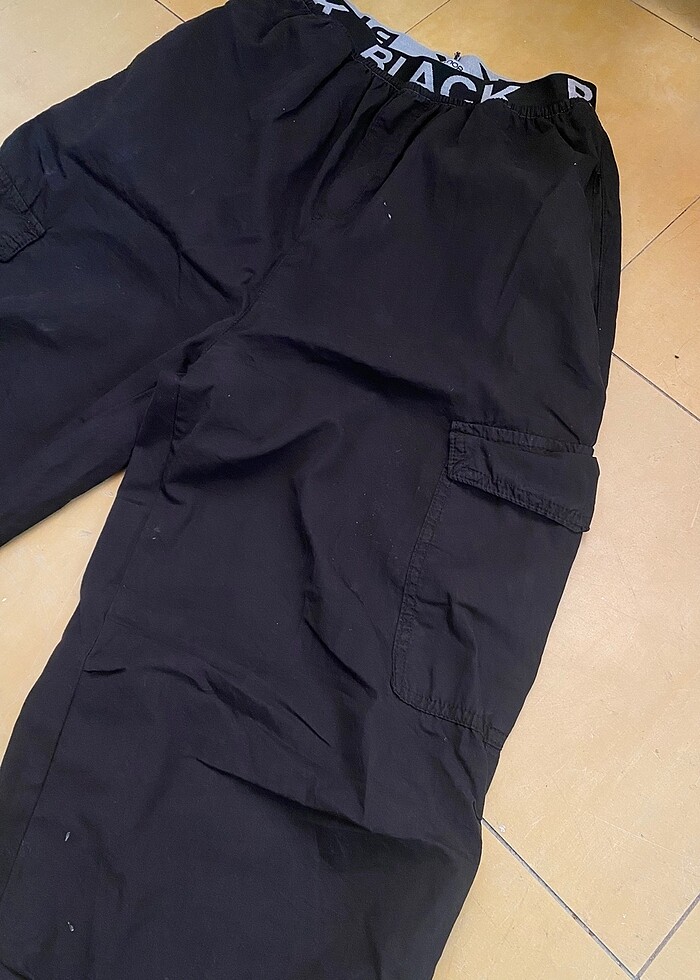 Paraşüt kumaş kargo pantolon - Görsel 2