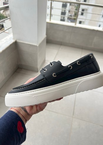 Erkek Siyah Bağcıklı Günlük Spor Ayakkabı - Görsel 2